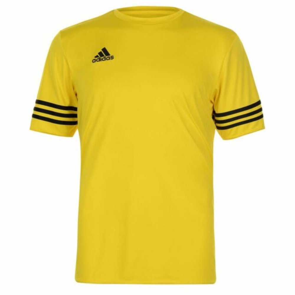 NWT Large adidas Entrada 14 Soccer Jersey Sun Yellow Climalite